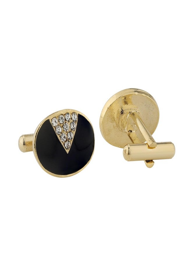 VOYLLA Statement Imperial Black Cufflinks,Casual,Party,Weddig,Festive,Formal,Gift for him,Secret Santa Gift,Stylish Mens Accessories - Image 5