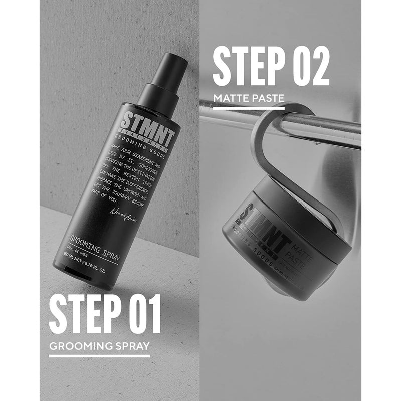STMNT معجون غير لامع من STMNT Grooming Goods، 3.38 أونصة | تحكم قوي | تركيبة غير دهنية - Image 4