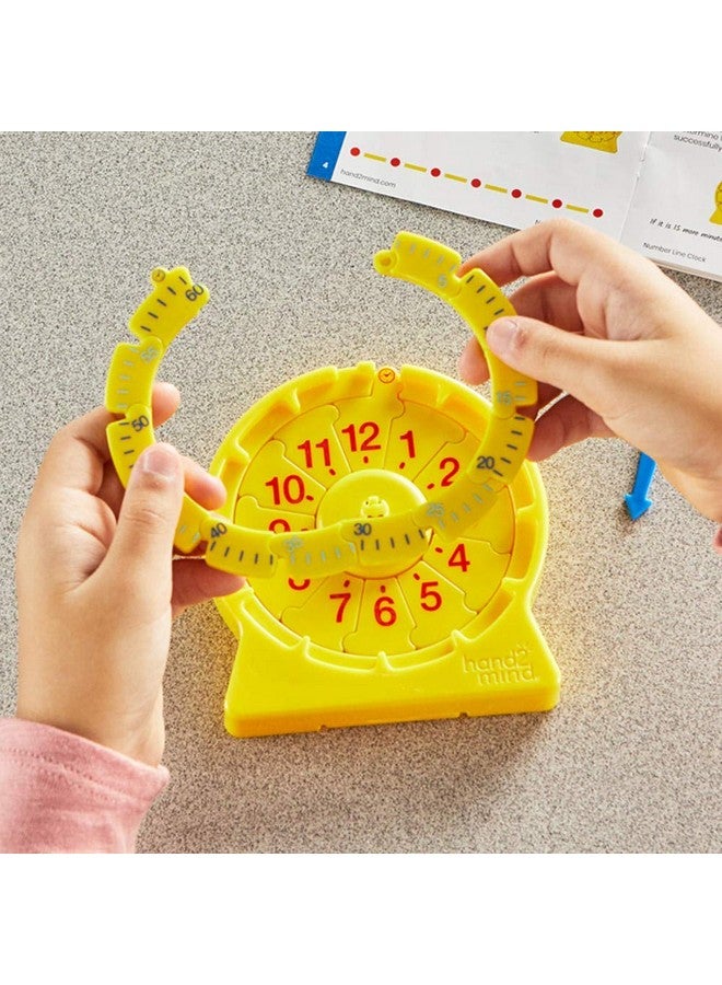hand2mind hand2mind NumberLine Clock, Telling Time Teaching Clock, Learn to Tell Time Clock, Analog Classroom Learning Clock, Teaching Time Math Manipulatives, Clocks for Kids Learning to Tell Time (Set of 6) - Image 4
