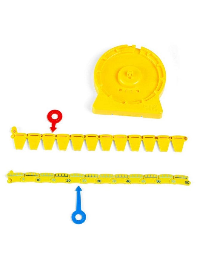 hand2mind hand2mind NumberLine Clock, Telling Time Teaching Clock, Learn to Tell Time Clock, Analog Classroom Learning Clock, Teaching Time Math Manipulatives, Clocks for Kids Learning to Tell Time (Set of 6) - Image 5