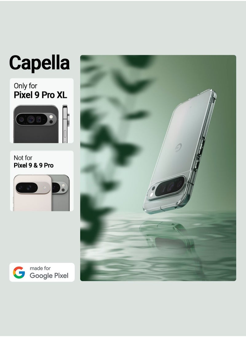 Caseology Capella for Google Pixel 9 Pro XL Case Cover 2024 [Mil Grade] - Crystal Clear  - Image 2