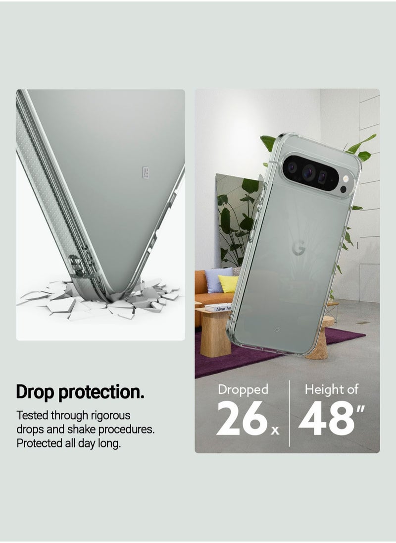 Caseology Capella for Google Pixel 9 Pro XL Case Cover 2024 [Mil Grade] - Crystal Clear  - Image 4