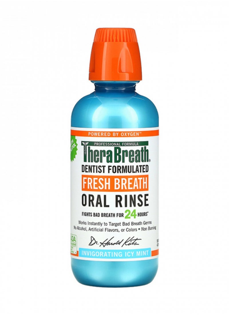TheraBreath - Mouth Wash 500 ml Icy Mint - Image 1