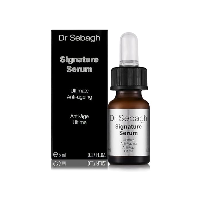 Dr Sebagh Signature Serum Travel Size (0.17 fl oz) - Luxury Anti Aging Serum - Hydrating Facial Serum for Women & Men - Anti Wrinkle & Antioxidant - Advanced Night & Day Skin Care