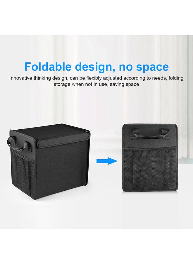 Car Trunk Organizer Bag Insulated Waterproof for Car Sedan SUV MPV  Foldable 600D Oxford Cloth Travel Organization Storage Box with 2 Mesh Bag Portable Handle  - Image 3