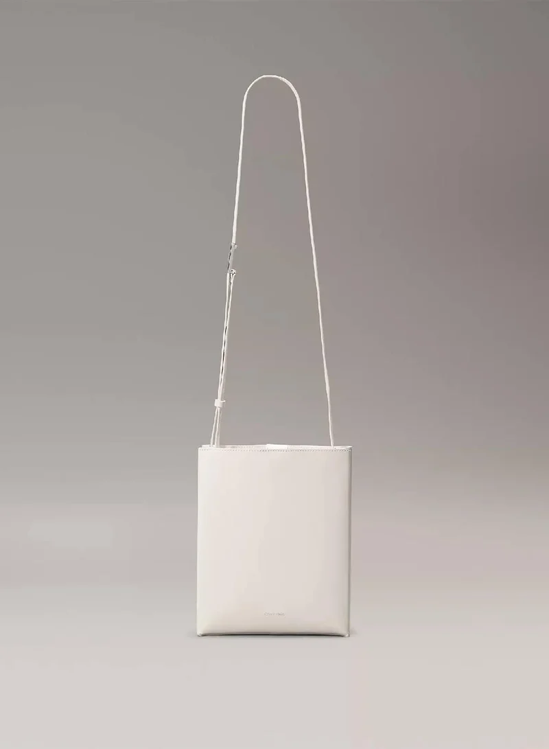 Leather Crossbody Tote Bag