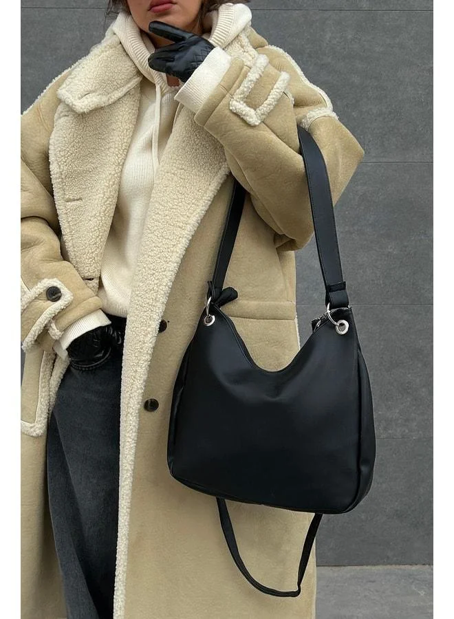 Shule Bags  Valerie Oval Shoulder Bag Black for Women | Best Price UAE