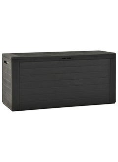 vidaxl vidaXL Garden Storage Box Anthracite 116x44x55 cm  - Image 1