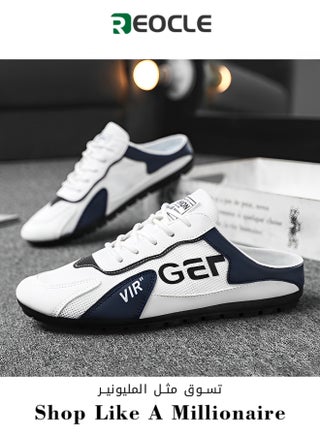 Men's Half Slippers Slip On Shoes Half Slipperboard Shoes Shoes Male Athletic Sneaker Wide Versatile Casual Shoes - pzsku/Z0687DDE16AE035A9FD64Z/45/_/1708481690/03c6a6e0-2aae-4409-95e1-ee5e2004f4e0
