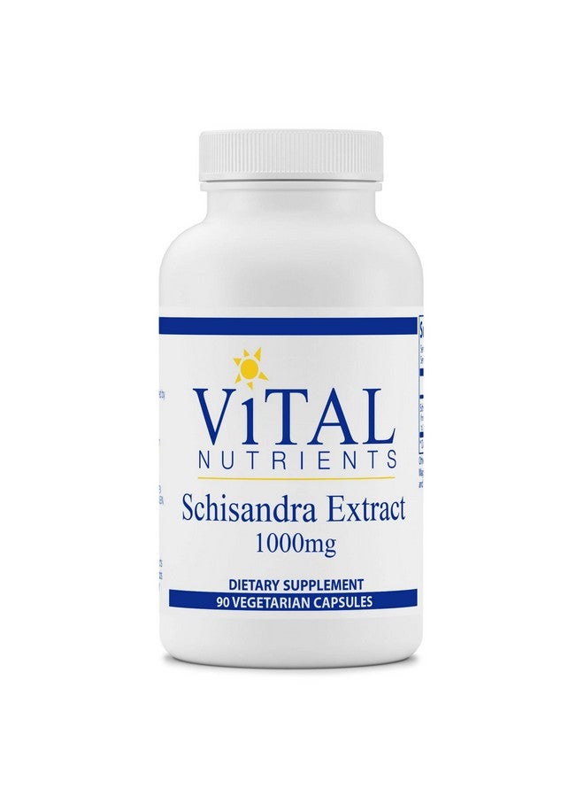 Vital Nutrients Schisandra Extract Liver Immune Energy And Endurance Support 90 Vegetarian Capsules Per Bottle 1000 Mg - Image 1