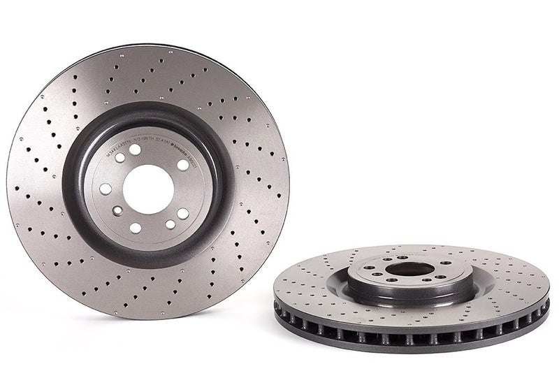 Brembo 09.A960.21 UV Coated Pillar Vented drilled Front Brake Rotor MERCEDES-BENZ OE# A1664210912 - Image 1