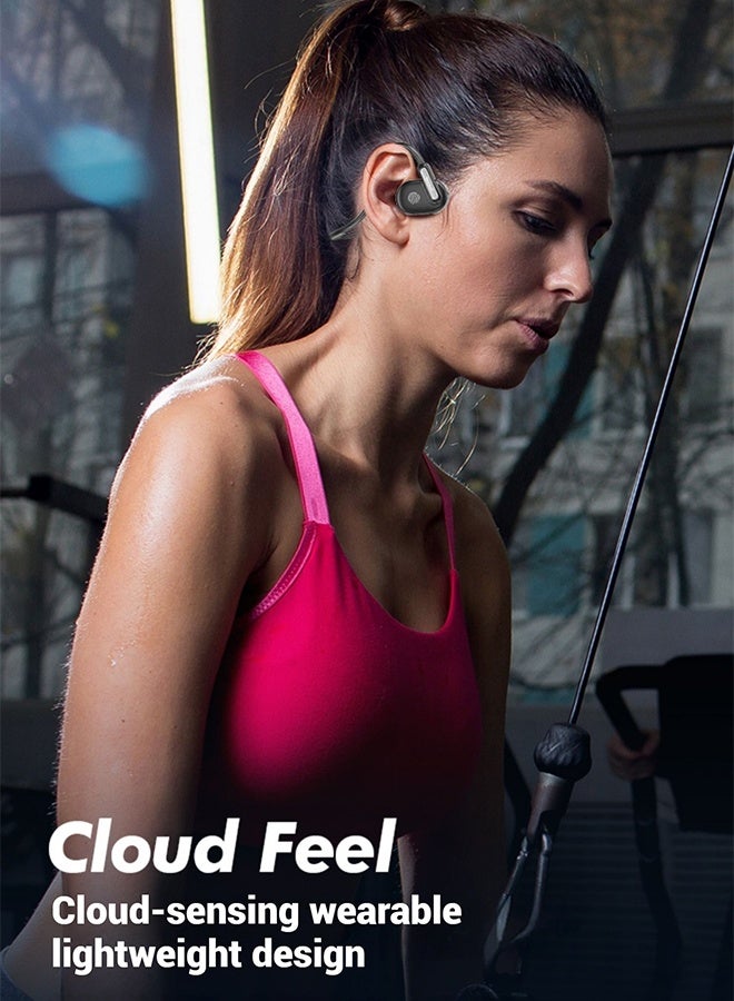 Newmine Open Earphones Lightweight Ear Hook Design 6+ Hours Of Long Battery Life Bluetooth V5.3 Directional Sound Transmission Without Sound Leakage Black Earphones - Image 5
