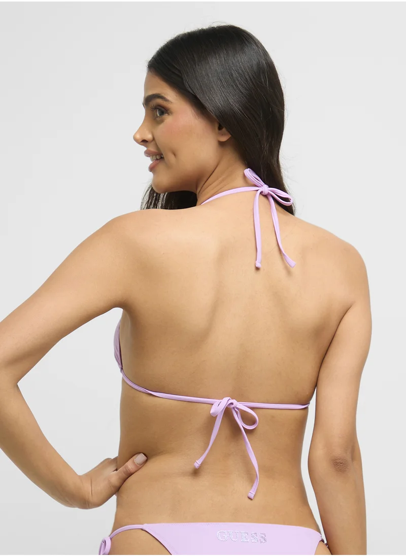 جس Halter Neck Bikini Top
