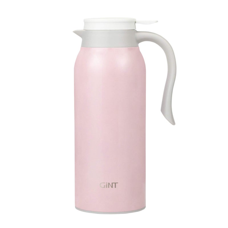 GiNT 51 Oz Stainless Steel Thermal Coffee Carafe Double Walled Vacuum Insulated Flask 12 Hour Heat Retention 15 Liter Tea Water and Coffee Dispenser Upgraded version Pink