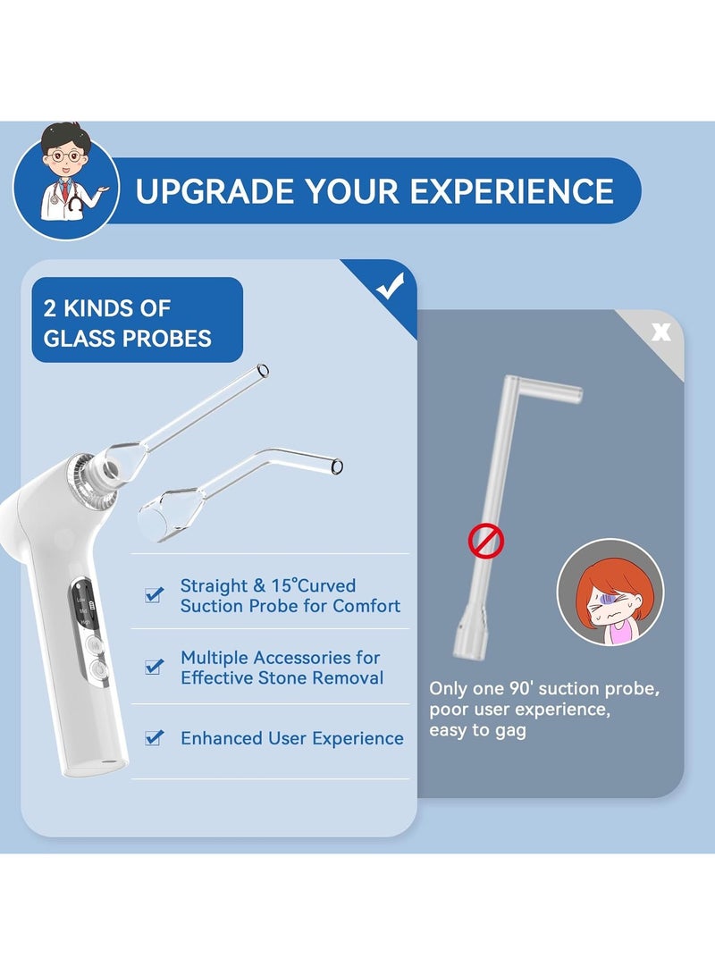 Tonsil Stone Removal Kit Tonsil Stone Remover Vacuum with Built-in Blue Light Rechargeable Tonsil Stone Remover for Bad Breath - Image 5