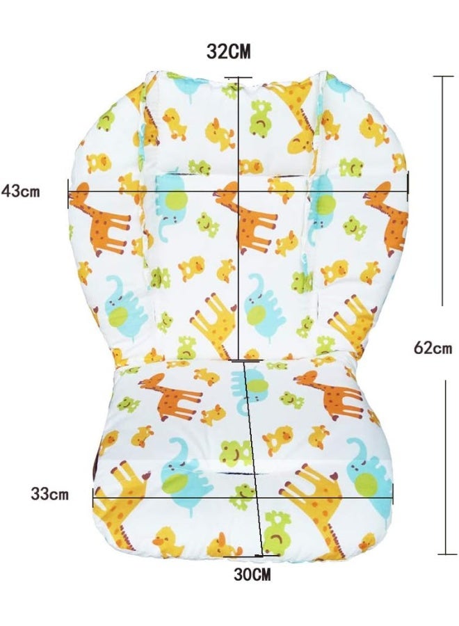 Twoworld Baby Stroller/Car/High Chair Seat Cushion Liner Mat Pad Cover Protector Animal Breathable - Image 2
