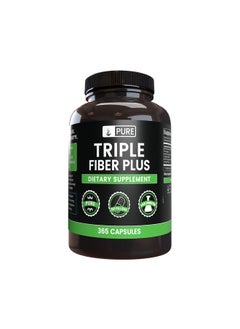 PURE ORIGINAL INGREDIENTS Pure Original Ingredients Triple Fiber (365 Capsules) No Magnesium Or Rice Fillers, Always Pure, Lab Verified  - Image 1