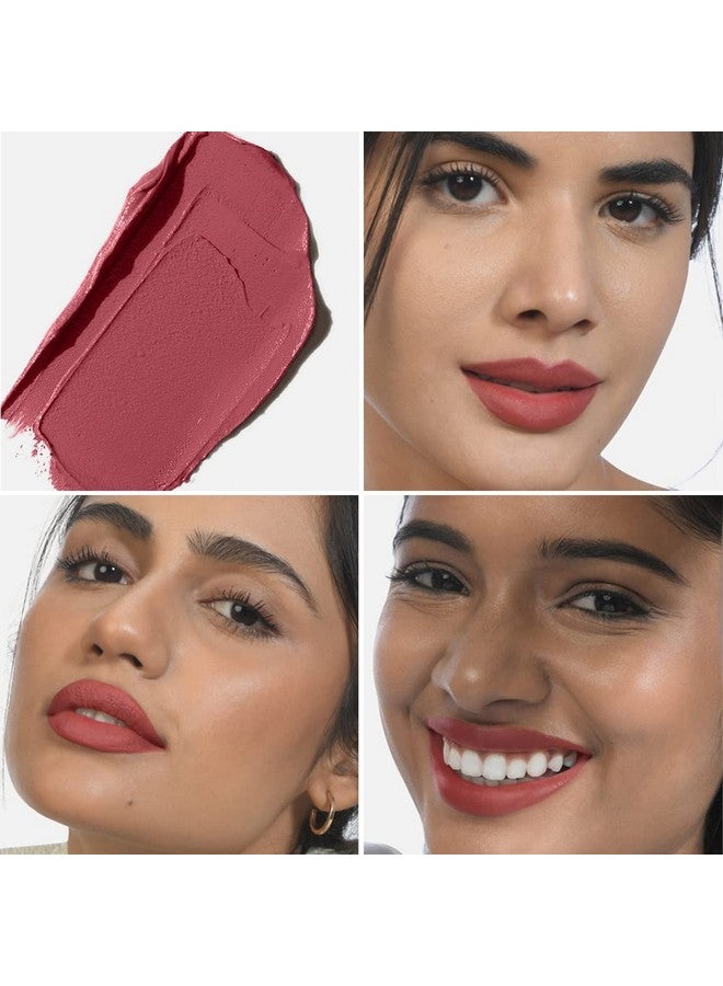 Kiro Lush Moist Matte Lipstick Ginger Tea (Soft Berry), 4.2 gm, Smudgeproof, Long lasting, Matte Lip stick, Vegan, No Paraben, Jojoba Oil, Cocoa Butter, Non Toxic Lipstick for Intense Pigmentation - Image 4