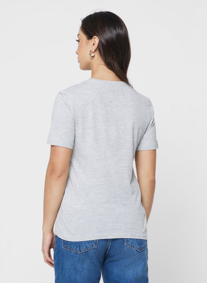 ONLY Short Sleeve BOW TOP - Image 2