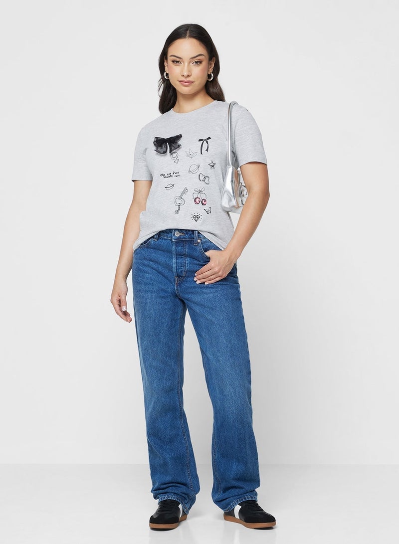 ONLY Short Sleeve BOW TOP - Image 4