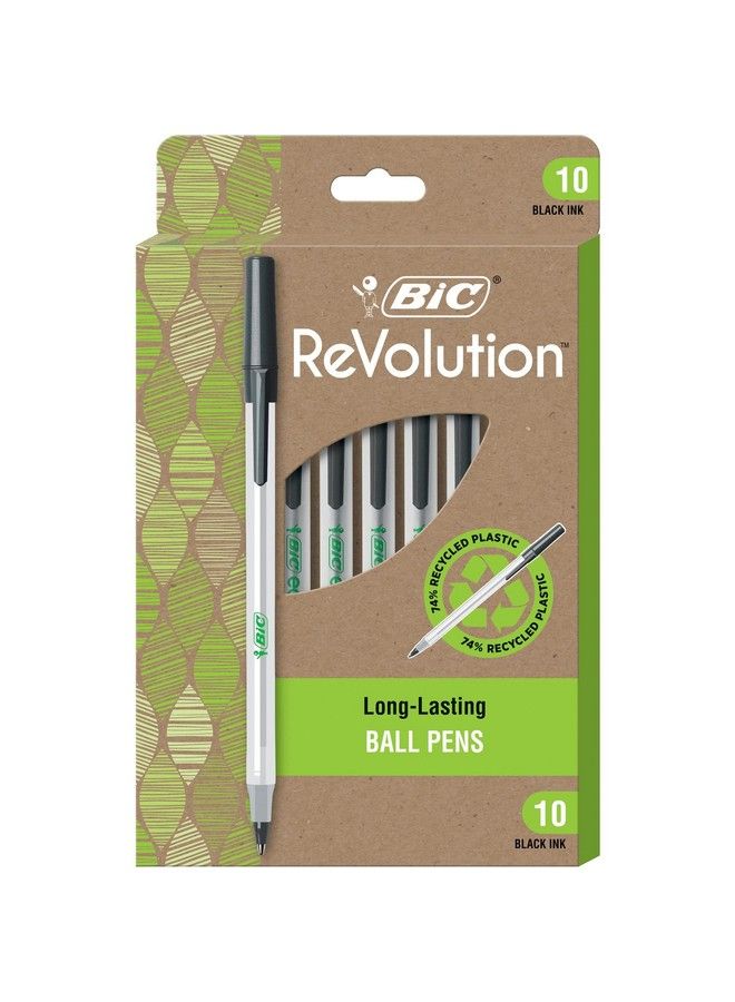 Bic قلم حبر جاف دائري ثوري أسود - Image 1