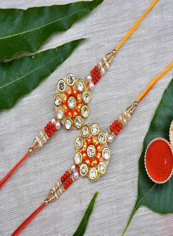 PrideKraft Rakhi Gift For Brother Designer Rakhi With Printed Mug| Rakhi For Younger Elder Brother| Traditional Exclusive rakhi (Rakhi with mug Article J) - Image 3