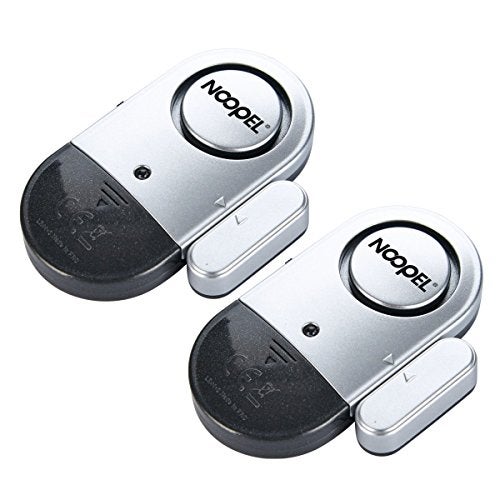 NOOPEL Door Alarms for Kids Safety, 120dB Loud Window Alarms for Home Security, Pool Alarm Door Alarm Sensor for House Hotel Apartment Sheds Caravans, 2 Pack - Image 1