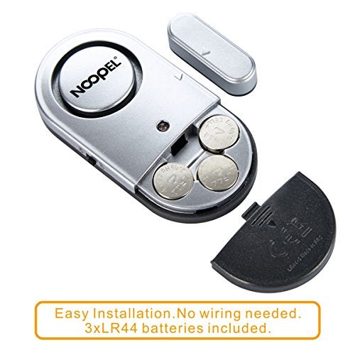 NOOPEL Door Alarms for Kids Safety, 120dB Loud Window Alarms for Home Security, Pool Alarm Door Alarm Sensor for House Hotel Apartment Sheds Caravans, 2 Pack - Image 4
