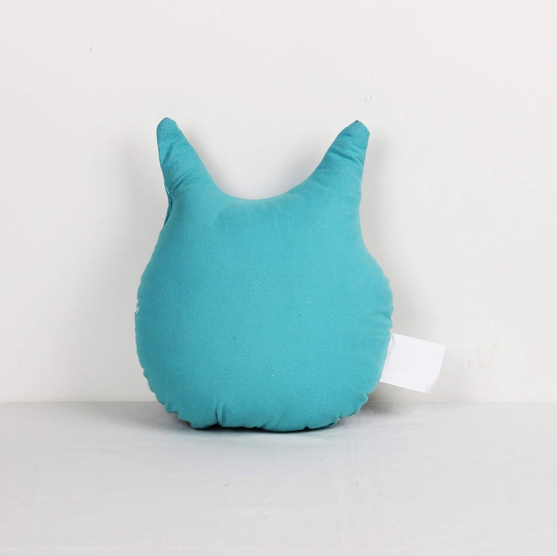 Sivya Polyester By Home Micro Filled Shape Cute Cushion For Kids (Owl Blue), Pack of 1 - Image 4