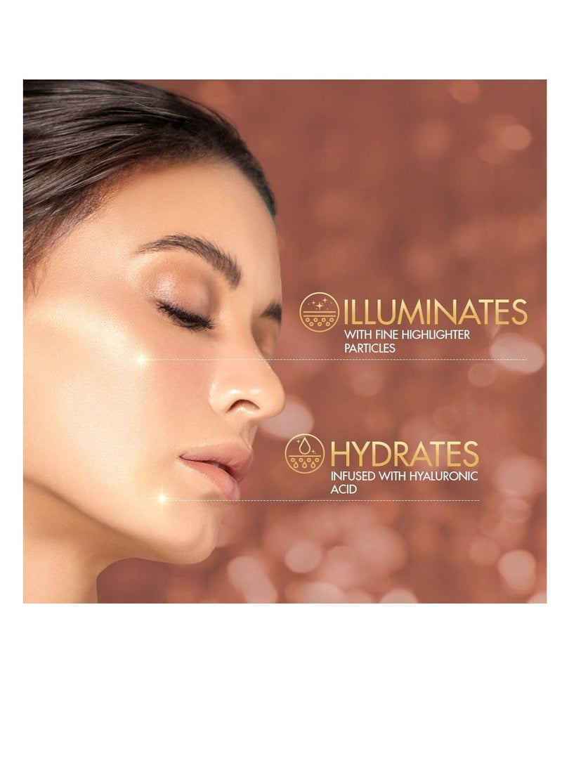 LAKME - Lakme Lumi Lit Cream   Face Cream with Moisturizer   Highlighter  enriched with Niacinamide and Hyaluronic Acid   Gold 60g - Image 1