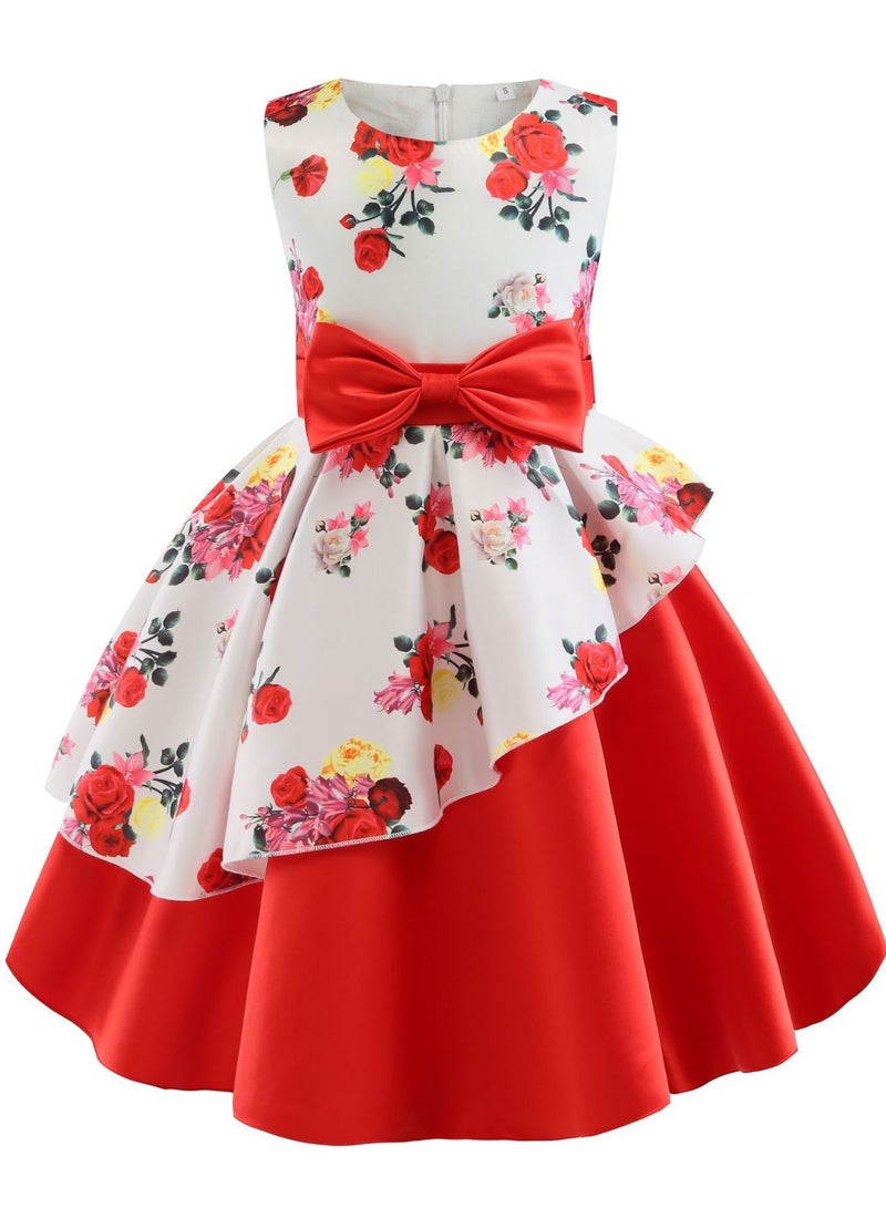 Loquat Girl princess dress Red - Image 1
