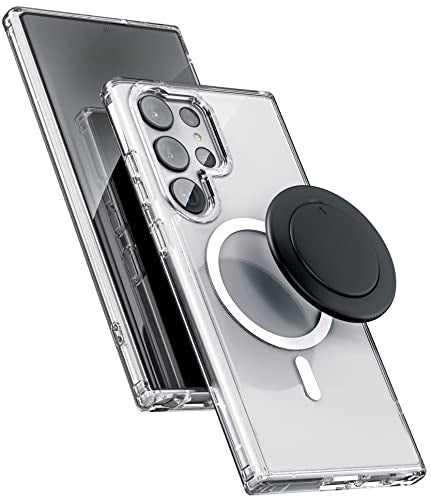 Encased Magnetic Pop Case for Samsung Galaxy S23 Ultra 68 2023 with Magnet Phone Grip Socket Compatible with MagSafe - Image 1