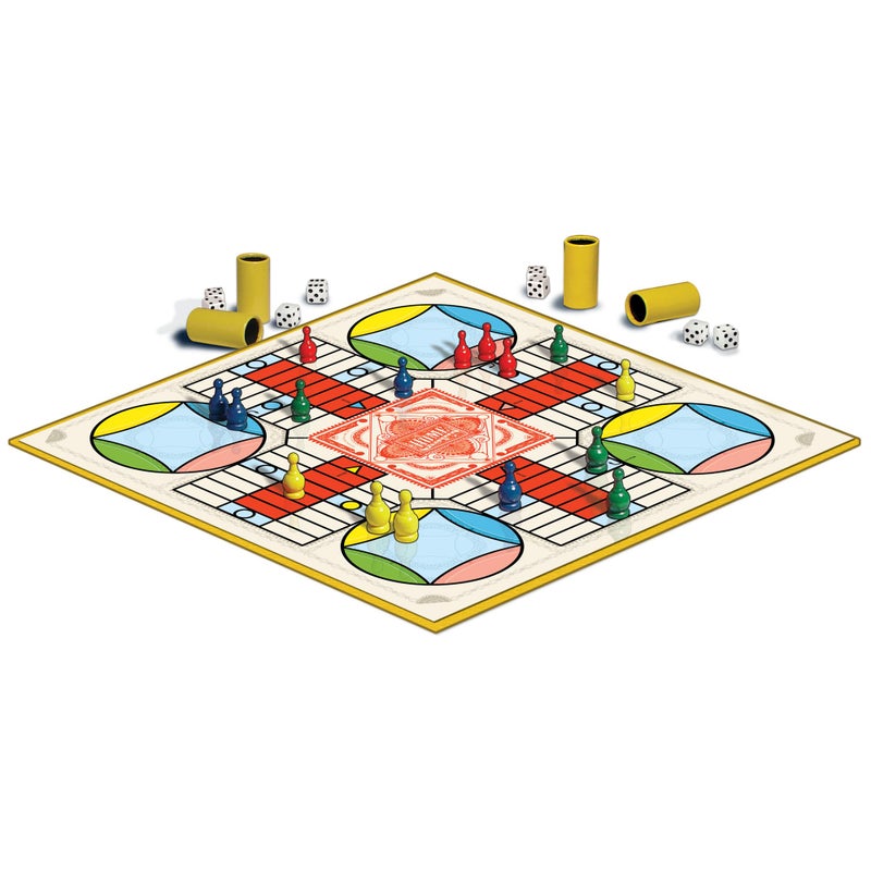 Winning Moves Parcheesi Royal Edition by Winning Moves Games USA, classic family favorite featuring charming artwork, tokens and dice cups for 2-4 players, Ages 8+ (6106) - Image 2