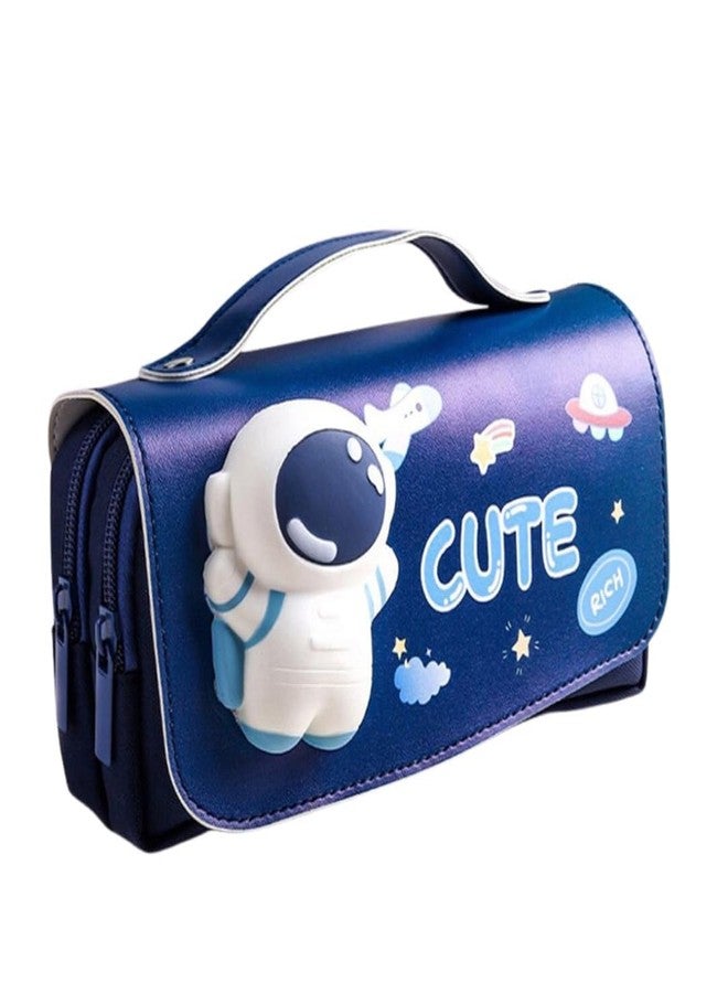 DEOXY Cute Big Cartoon Theme Plastic Pencil Case-3D Eva Pencil Case Pouch, Multipurpose Zipper Pencil Case for Kids, Pen & Pencil Bag for School Kids (Cute Big) - Image 1