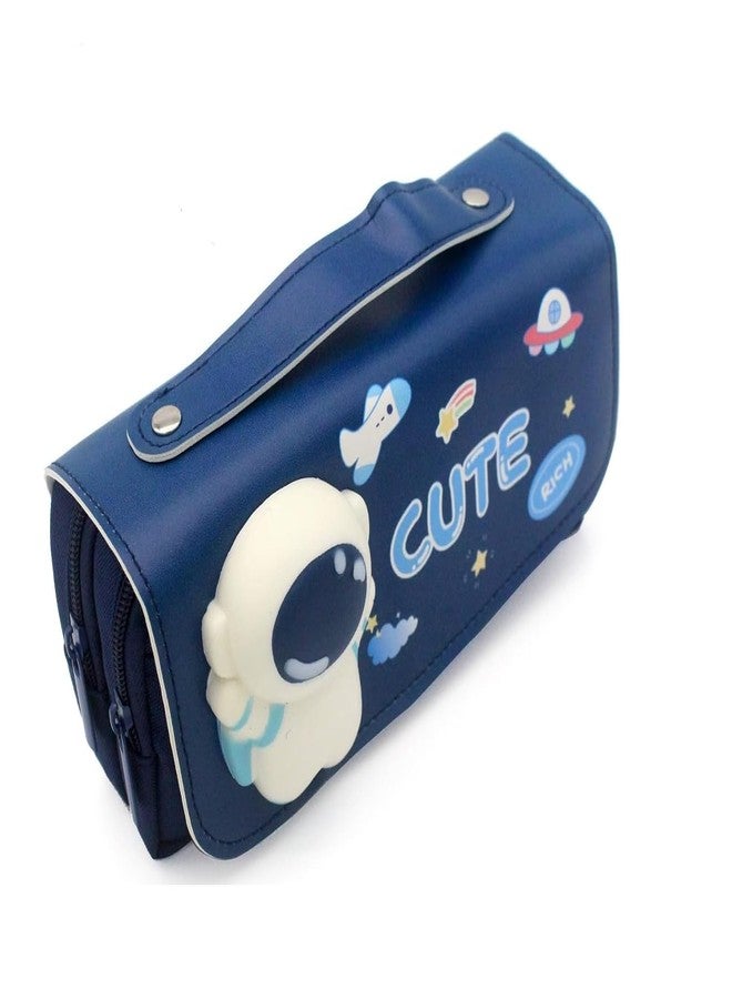 DEOXY Cute Big Cartoon Theme Plastic Pencil Case-3D Eva Pencil Case Pouch, Multipurpose Zipper Pencil Case for Kids, Pen & Pencil Bag for School Kids (Cute Big) - Image 2