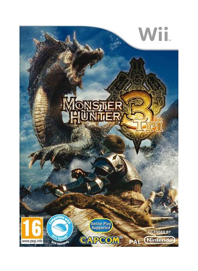 كابكوم لعبة الفيديو "Monster Hunter Tri" - مغامرة - nintendo_wii - Image 1