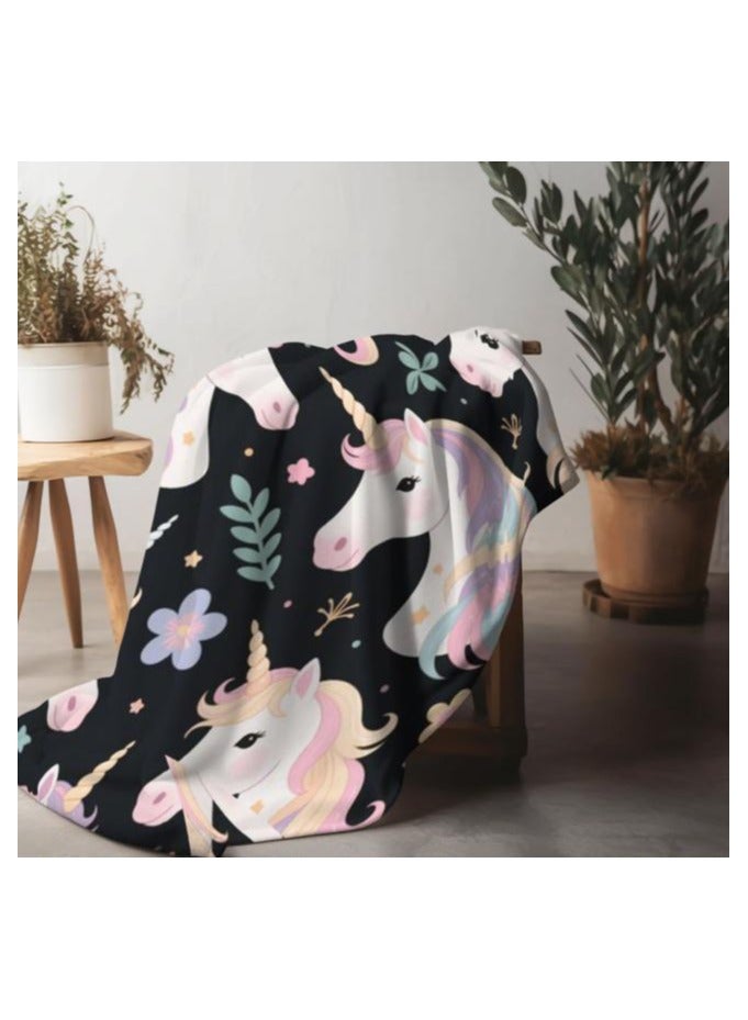 general Children's or student cartoon flannel thin blanket (warm and comfortable, suitable for sleep, games) 100cm*150cm - 591 - Image 1