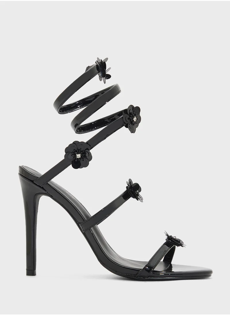 ايلا ليمتد اديشن Floral Wrap Around Strappy Sandal