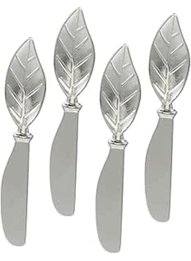4Pcs Stainless Steel Butter Spreader Knives and Cream Cheese Spatulas for Kitchen Charcuterie Boards - Image 1