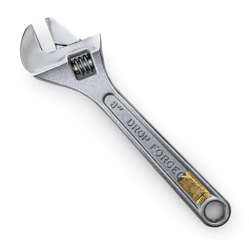GLOBUS 1403 STEEL HAND TOOL SET/3 PCS (8" ADJUSTABLE WRENCH CHROME FINISH, 1/2 LBS HAMMER AND 10" WATER PUMP PLIER) - Image 2