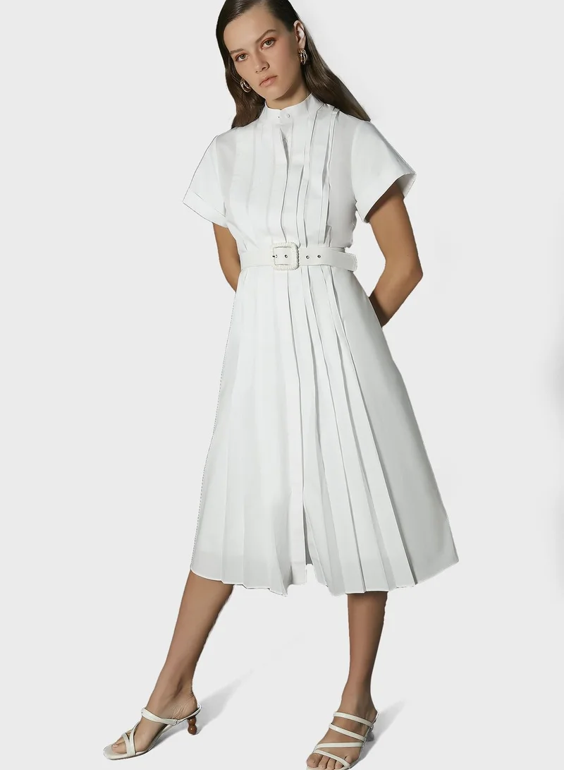 iRing Belted Shirt Dress