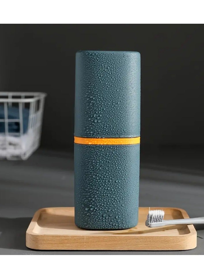 Goolsky 1set Leakproof Travel Toothbrush Holder Set - Portable Toothbrush Case with Cup for Camping, Travel, Home, Dorm - Unscented Toothpaste Storage Container for School, Business Trips - Image 1