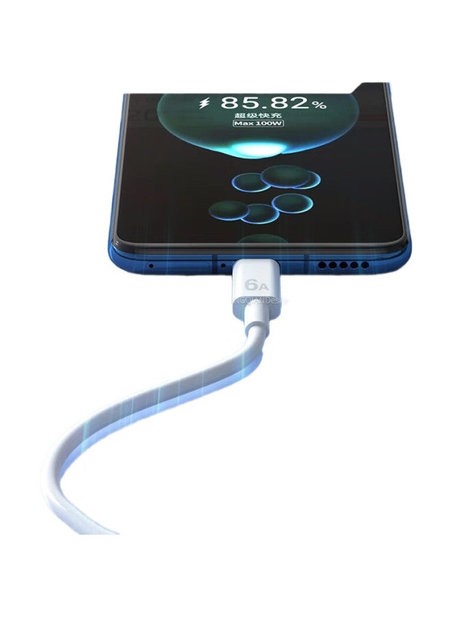 Win Potential Winning Potential Compatible With Honor Data Cable, 66W/100W Super Fast Charging, 6A Charging Cable, 3 Meters, 400/300/200/100/X50/Gt/Magic7/6/V/80/Play8T Changwan60 - Image 3