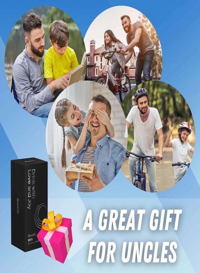 Onebttl Uncle Gifts from Niece Nephew, Favorite People Call Me Uncle, Tumbler Travel Coffee Mug, Stainless Steel Insulated 20oz/590ml - Image 3