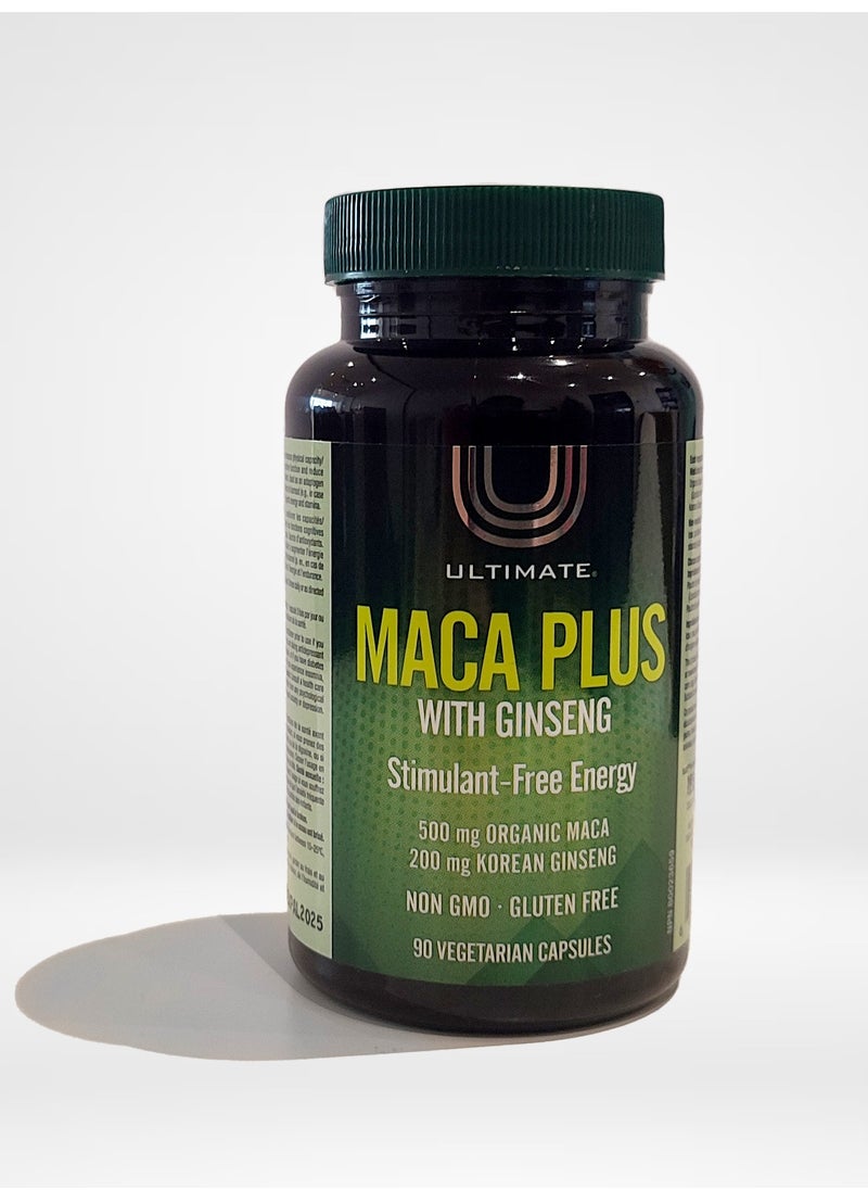 Ultimate - Ultimate MACA PLUS with Ginseng 90 Capsules - Image 1