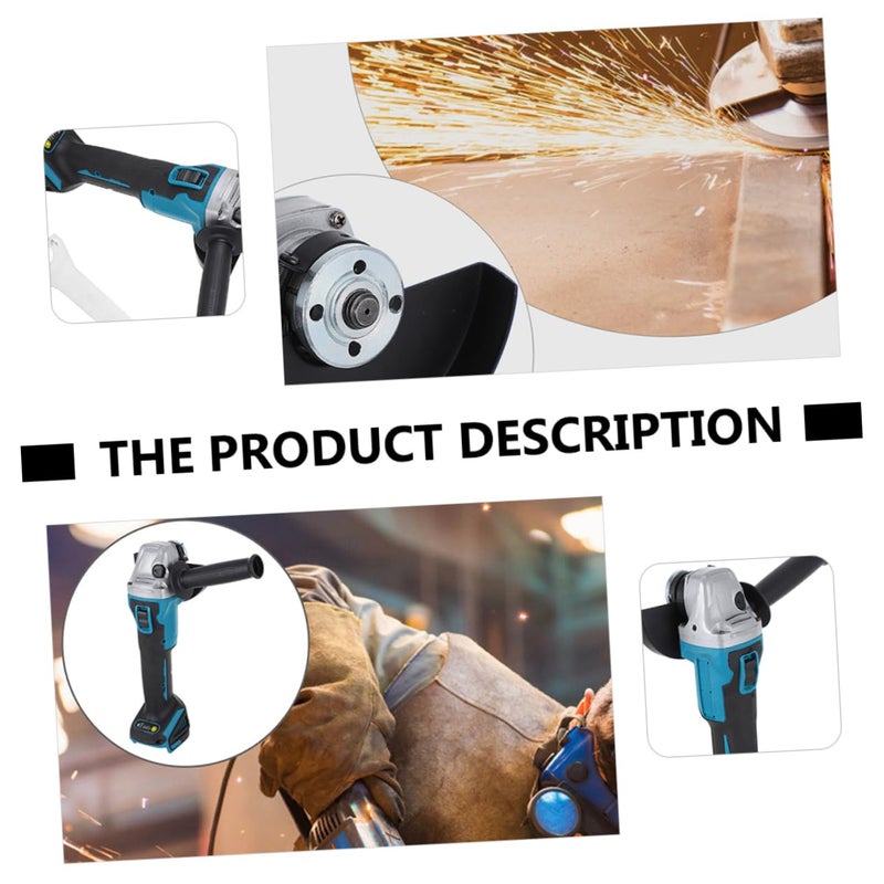 Black Rechargeable Angle Grinder Precision Cutting Disc Tool For Woodworking - Image 5