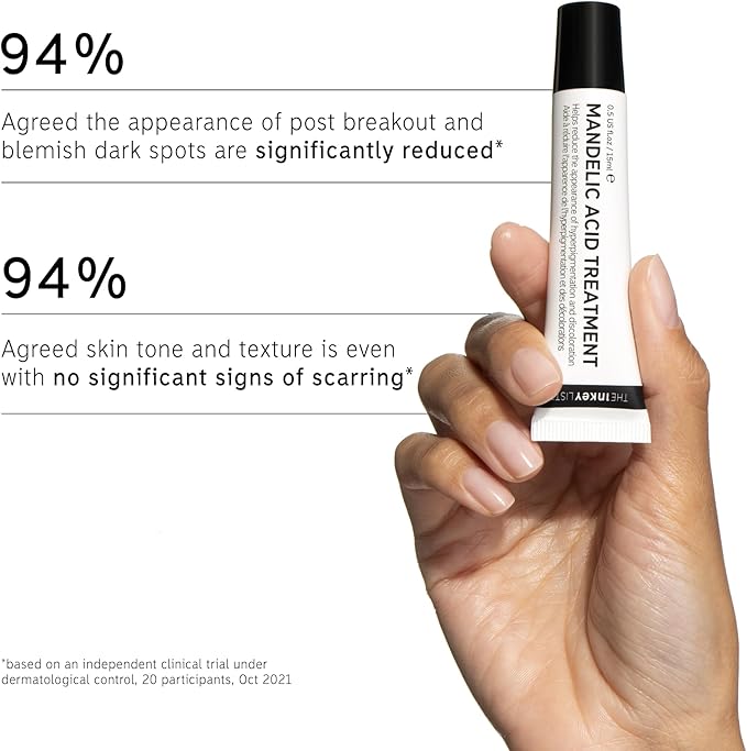 The INKEY List Mandelic Acid Treatment 15ml Treats Hyperpigmentation Fades Acne Marks Fragrancefree Suitable For All Skin Types - Image 5