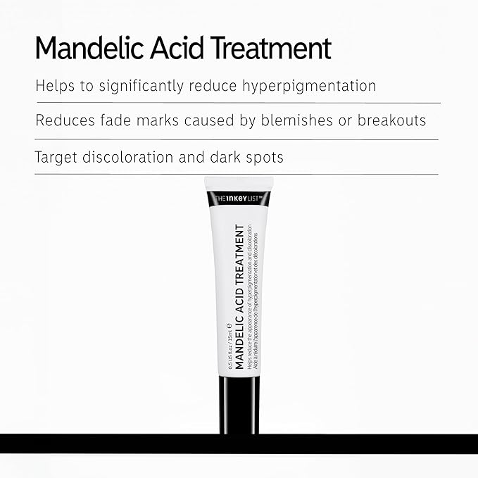 The INKEY List Mandelic Acid Treatment 15ml Treats Hyperpigmentation Fades Acne Marks Fragrancefree Suitable For All Skin Types - Image 2