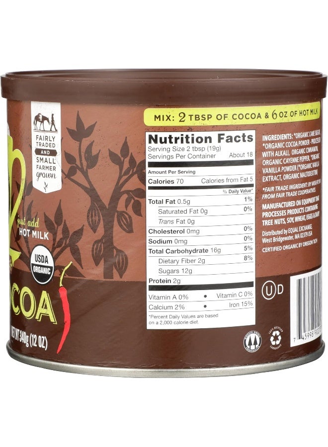Equal Exchange Organic Spicy Cocoa with Chili & Cinnamon - Image 2