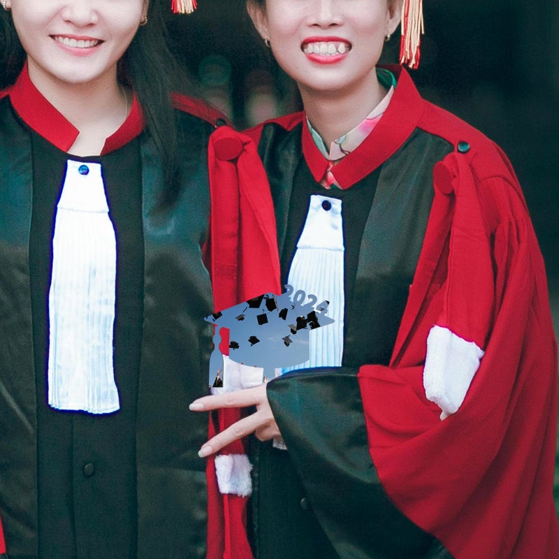 2pcs Graduation Themed Sublimation Photo Frame Graduation Picture Frames Bulk Sublimation Blank - Image 4
